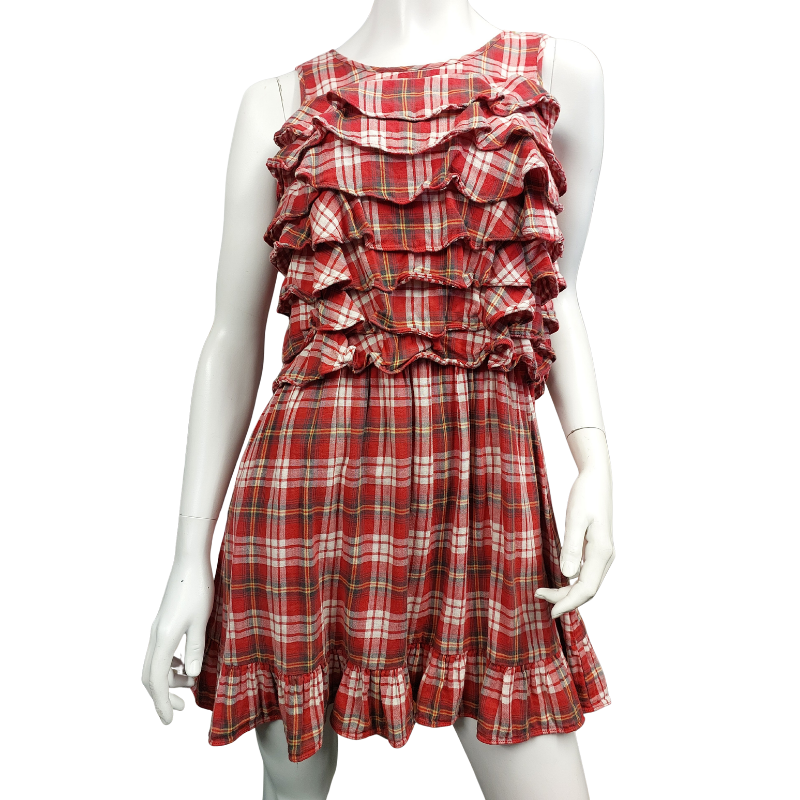 Trelise Cooper red square dress, size 8