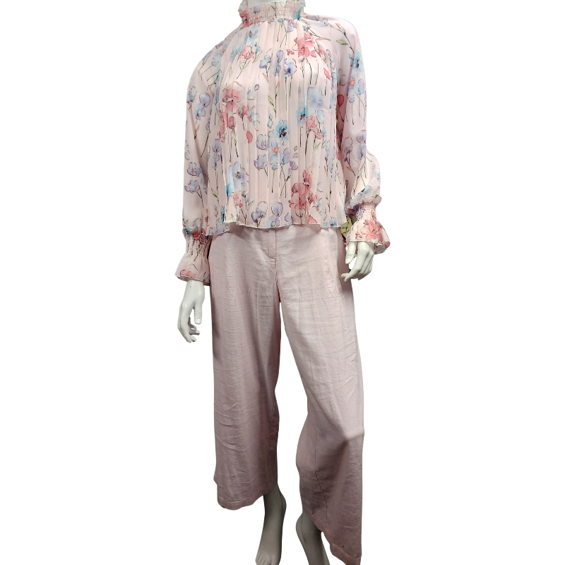 Glassons pink linen pants, size 8