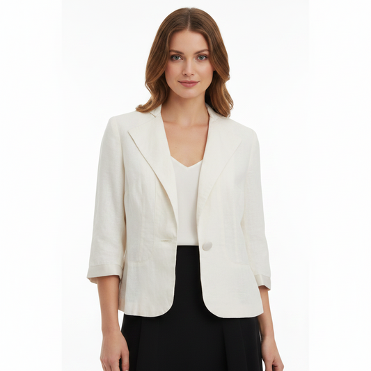 Promod cream jacket, size 8