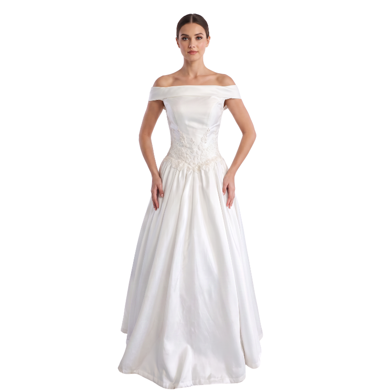 Ivory ball/formal_wedding dress, size 8/10