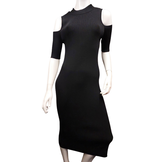 Country Road black ribbed Summer dress, size 10