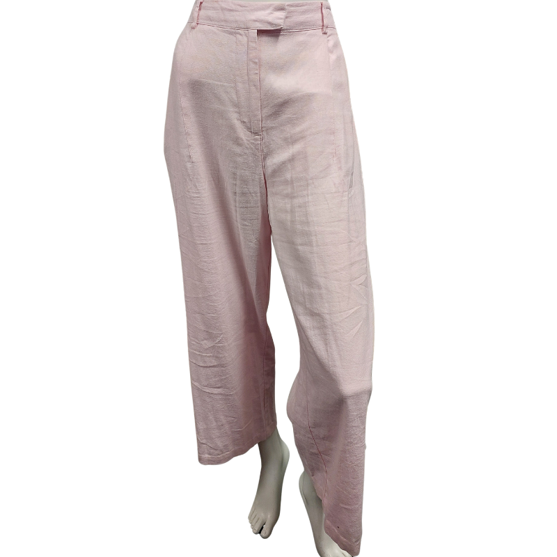 Glassons pink linen pants, size 8