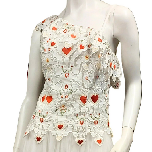 Coop heart of it Summer top, size M, size 10