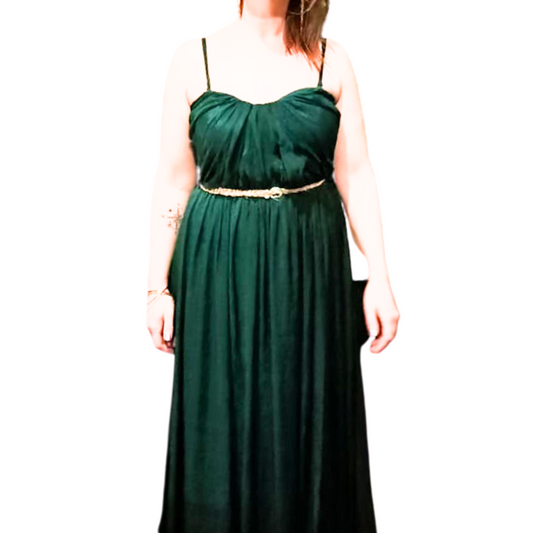 Forest green formal/ball dress, size 12
