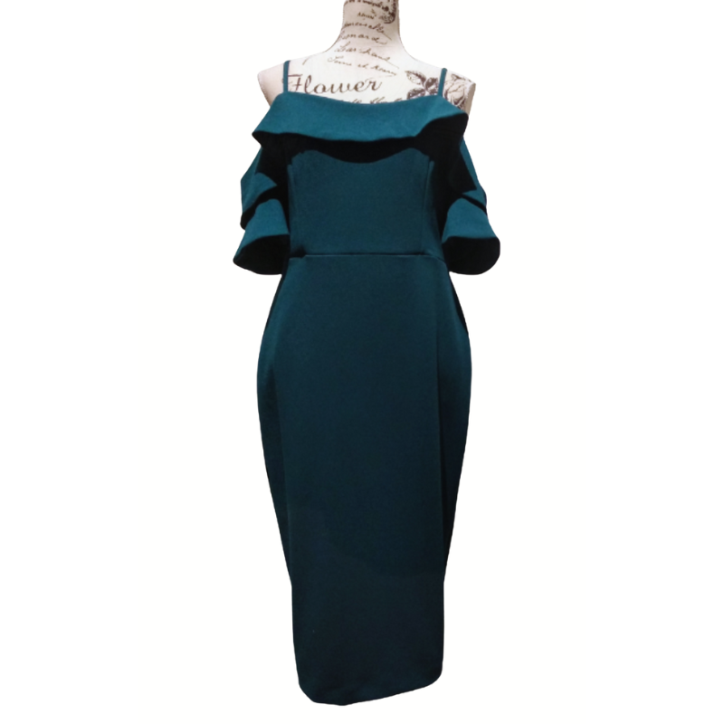 Teal cocktail dress size 12