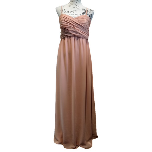 Forecast tan formal/ball dress, size 12