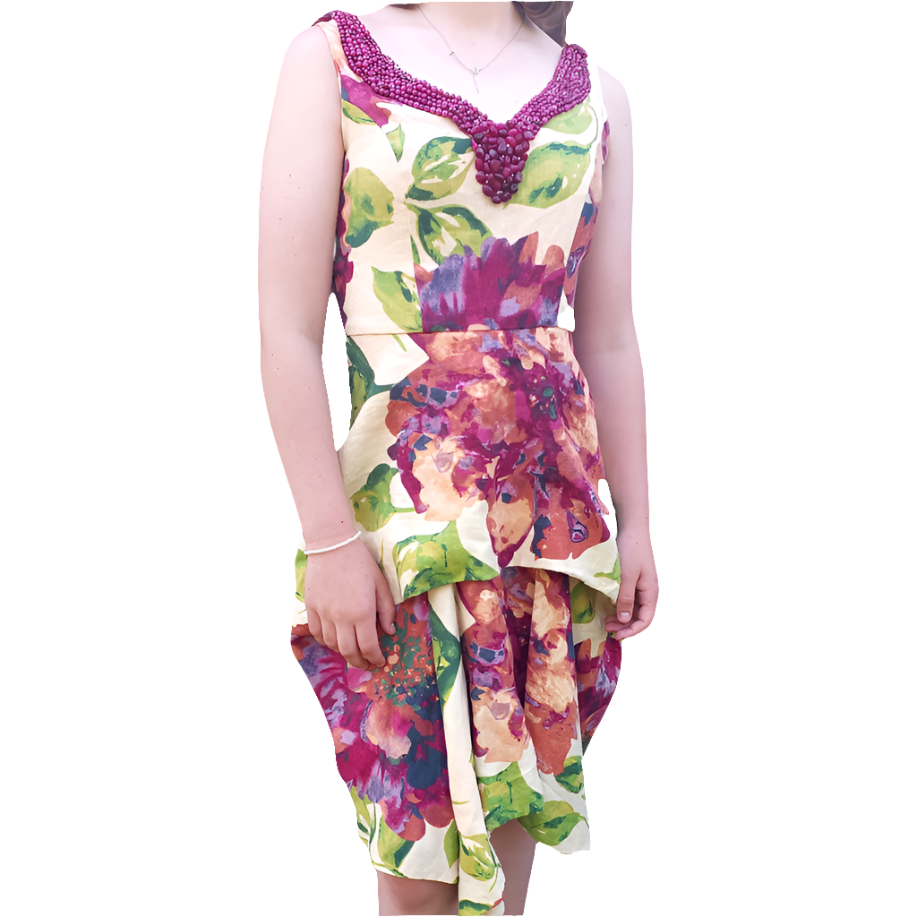 TRELISE COOPER  'Big Love', linen dress & coat, size 6