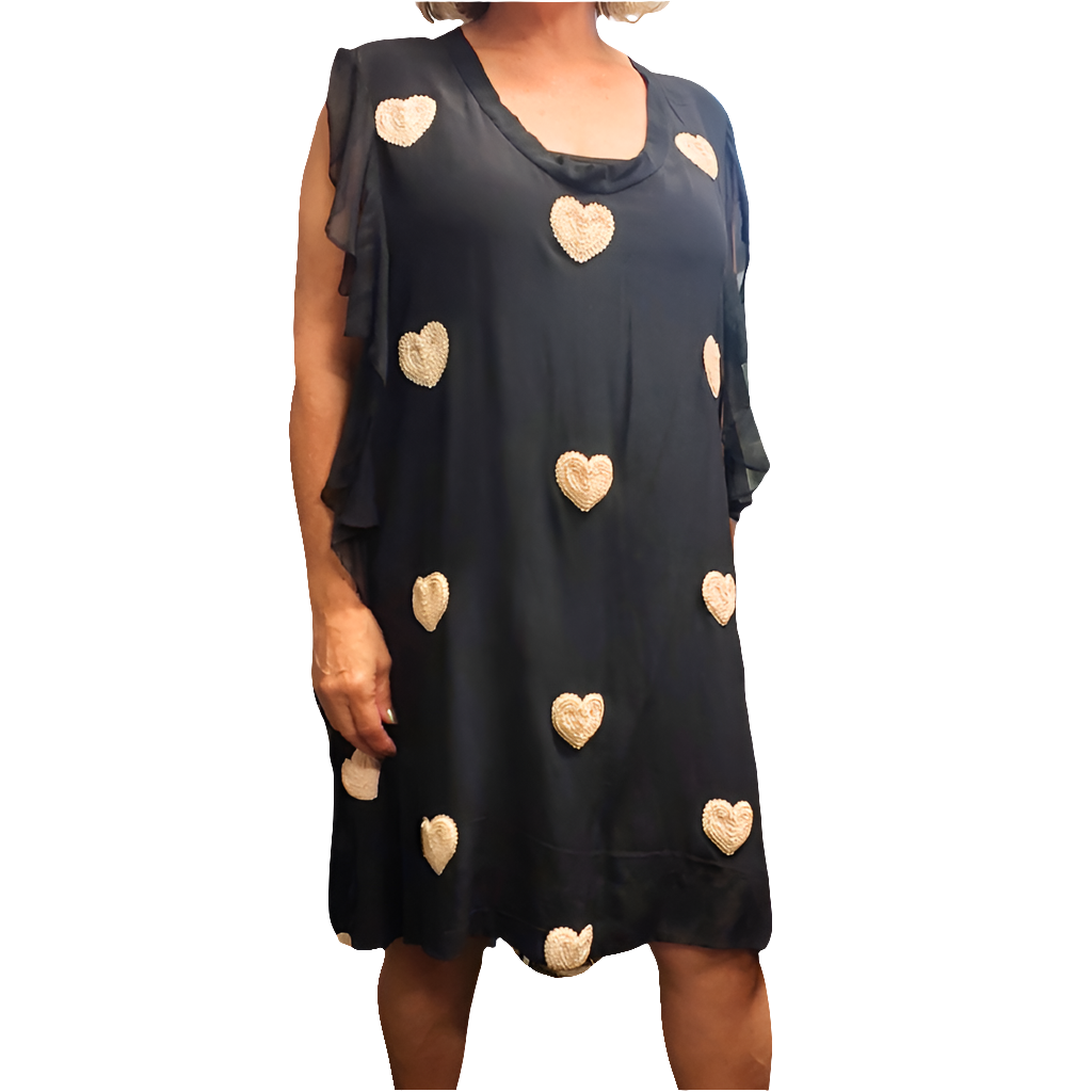 Cooper Designer black silk  🖤 dress, size 12