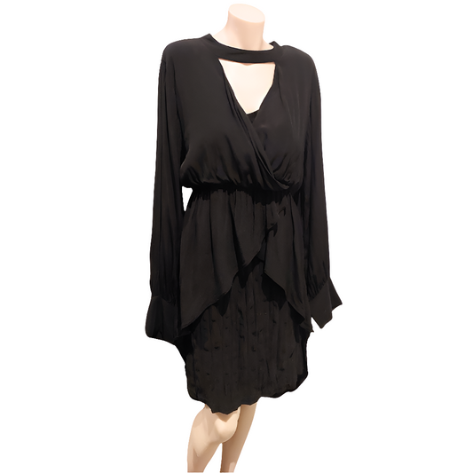 Cazink The Label black high low top, size 12