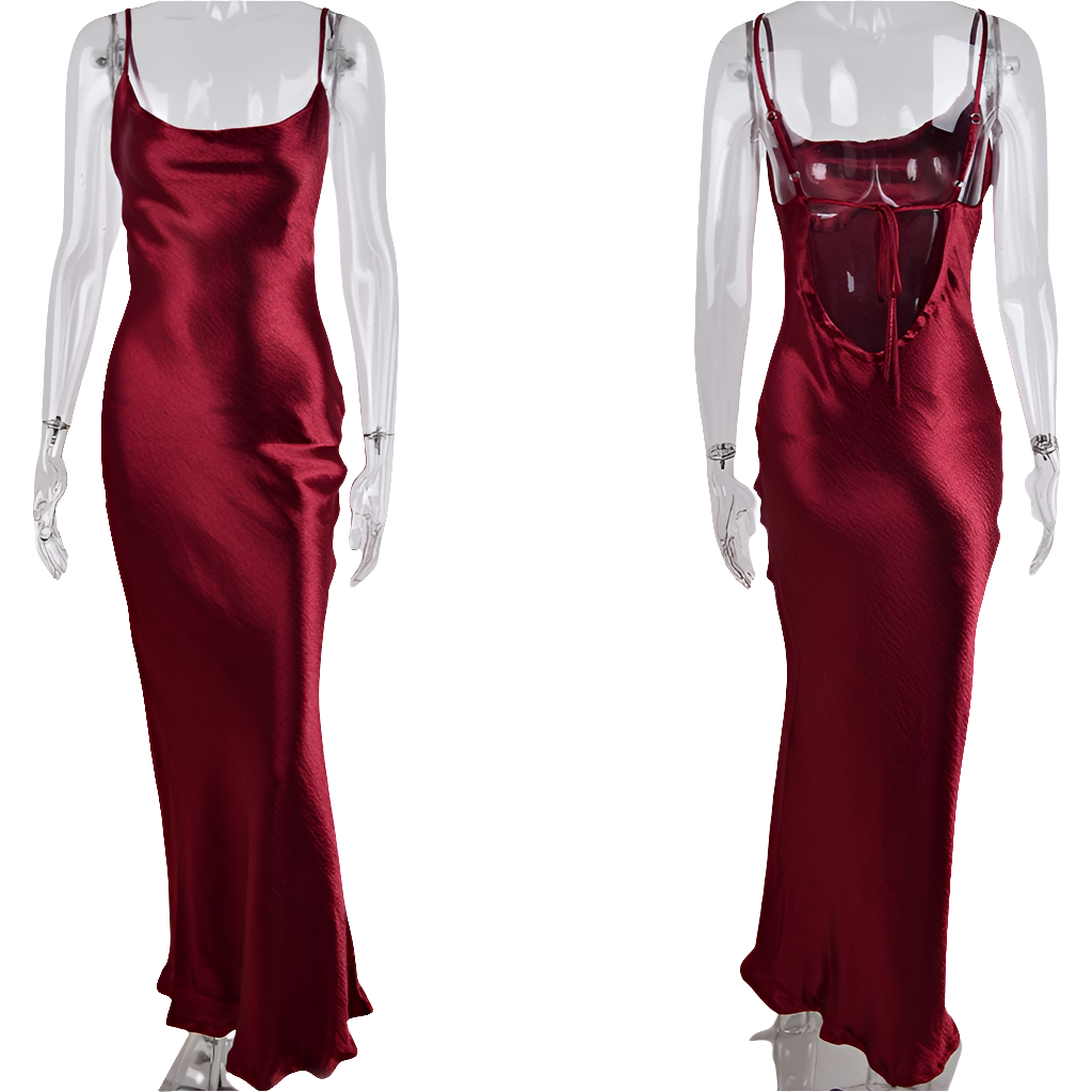 White silky slip dress, size 12