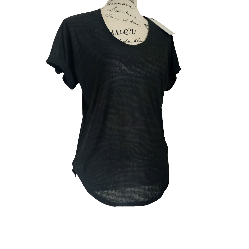 Sass grey/white top, size 8