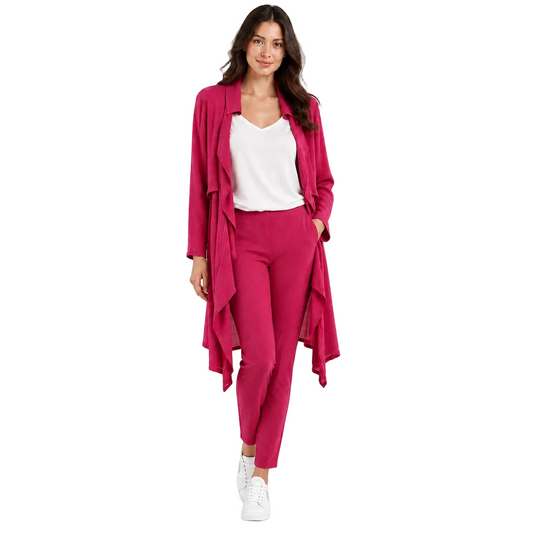 Siren fuchsia layering coat,  size 10-12-14