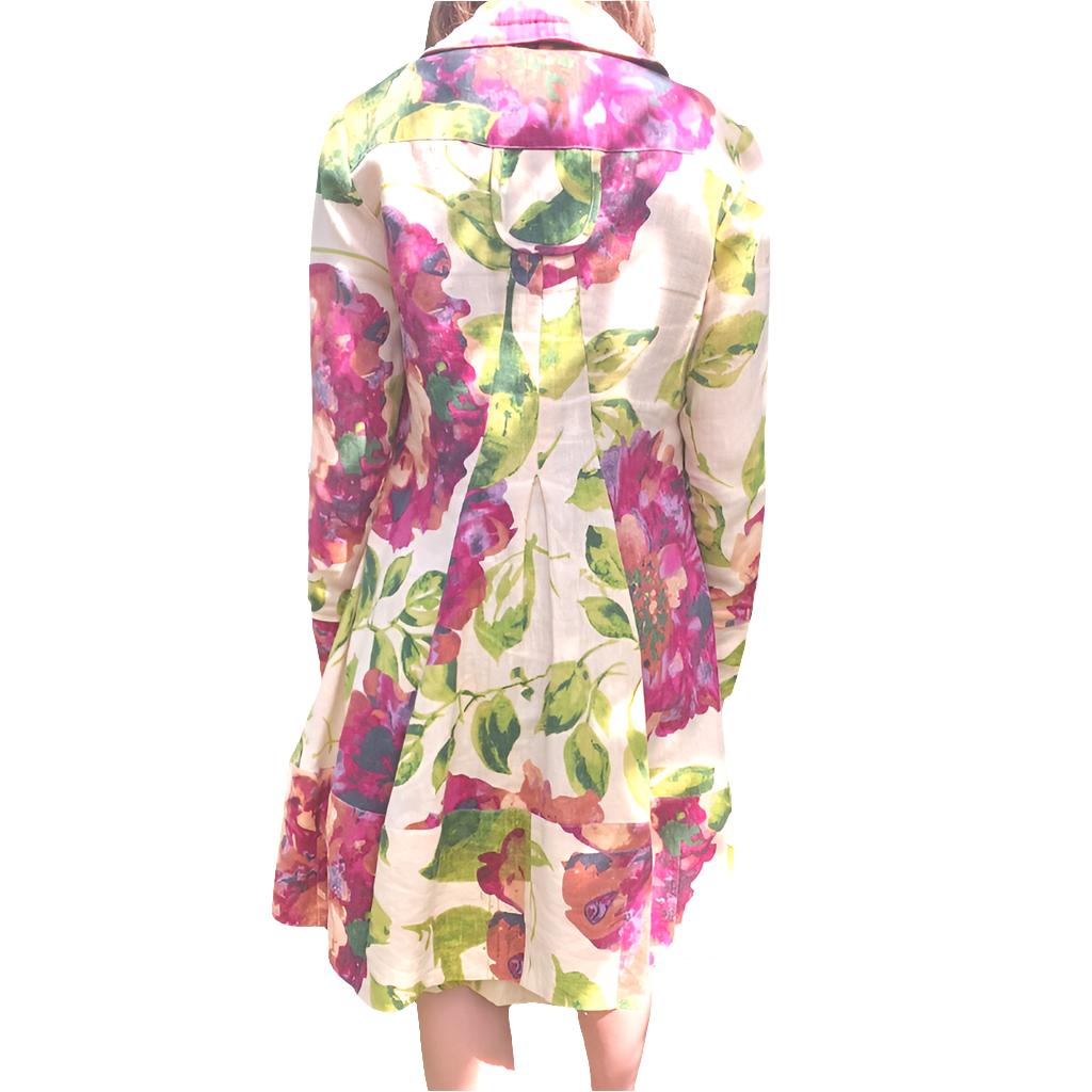 TRELISE COOPER  'Big Love', linen dress & coat, size 6