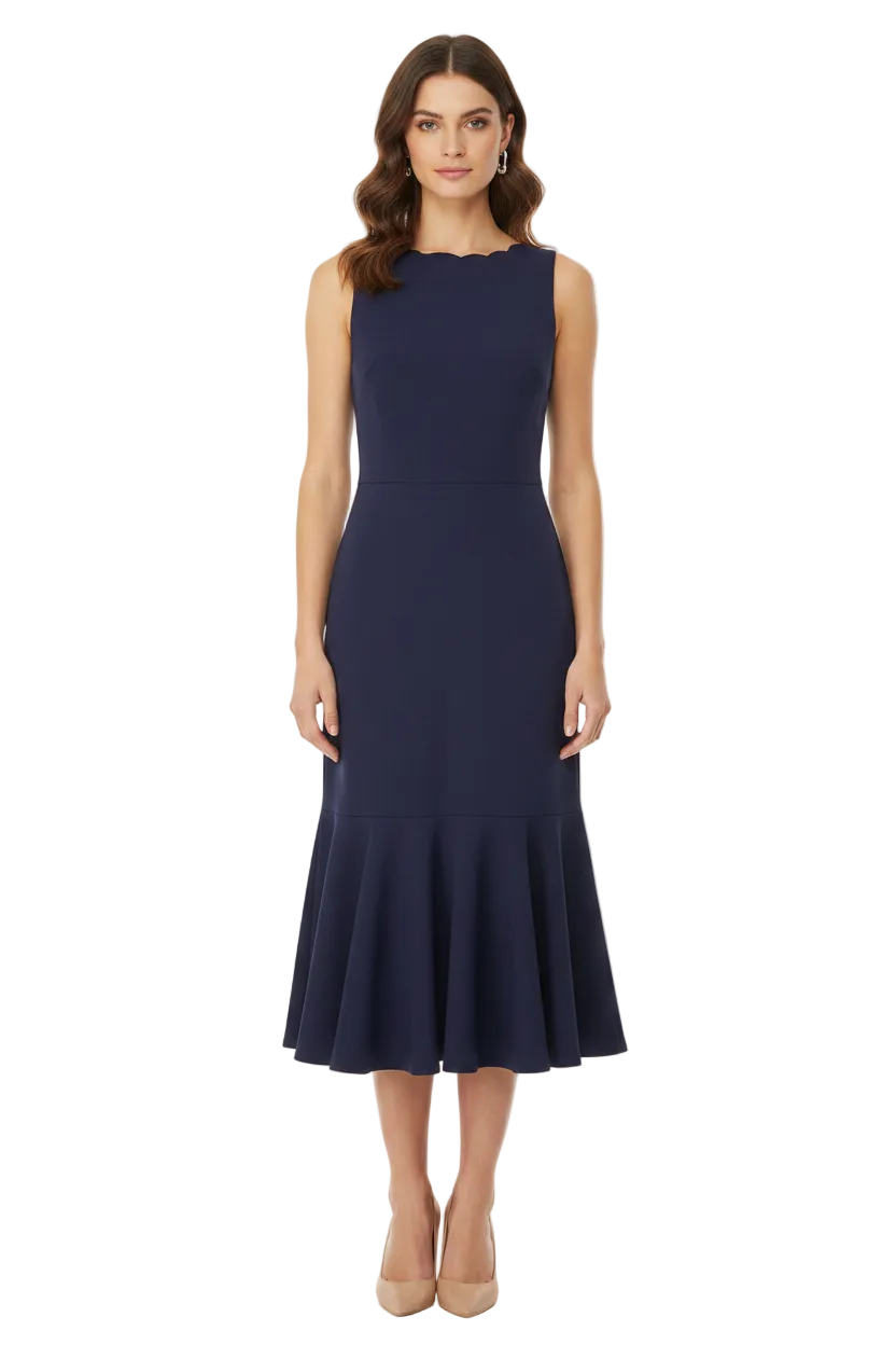 Closet navy formal dress, size 10