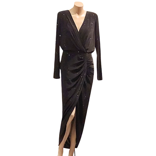 Katy black sparkly formal dress, size 8