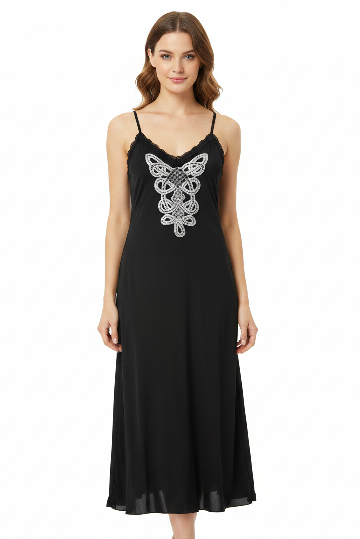 Mazi black midi dress, size 10
