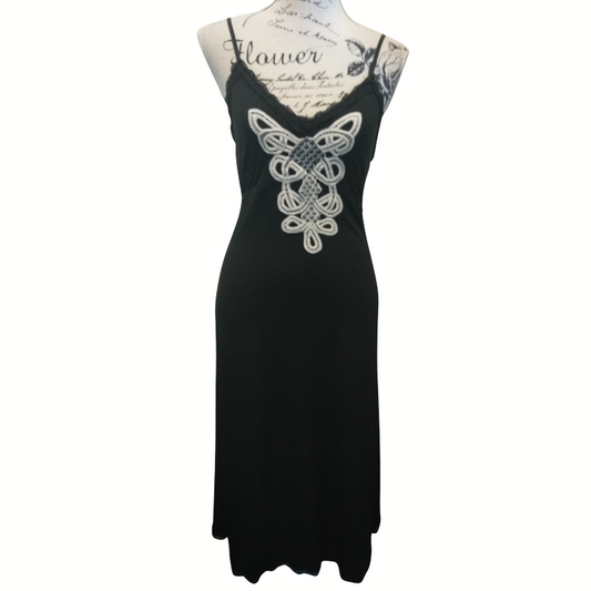 Mazi black midi dress, size 10