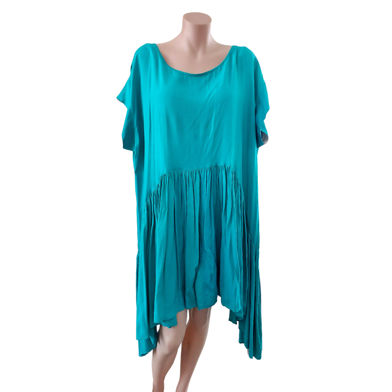 Moochi aqua top/dress, size L 14-16