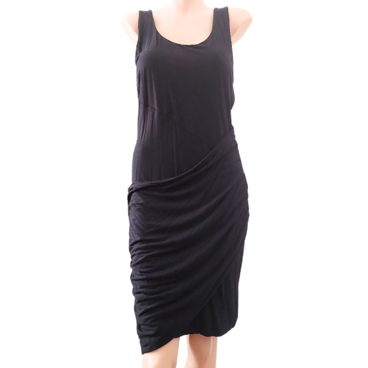 DOOSH black bodycon dress, size 10