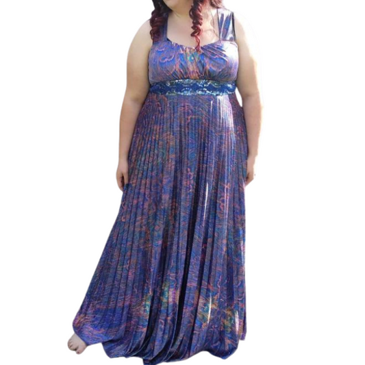 'Maddy' purple formal/ball dress, size 18, rent $40