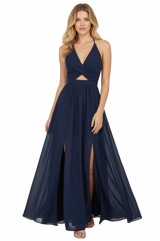 Navy formal dress, size 6