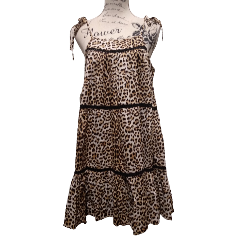 Seed animal print Summer dress,  Size 6