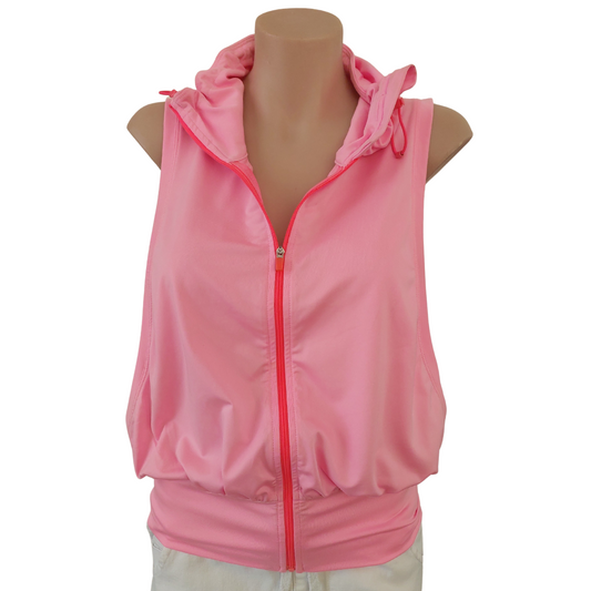 Lorna Jane pink sports vest, size S/10