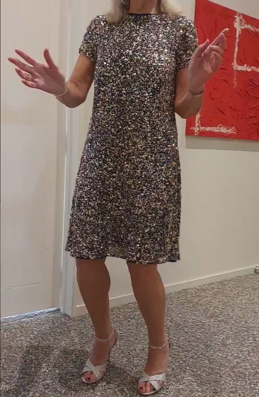 Trelise Cooper designer sequin dress, size 8