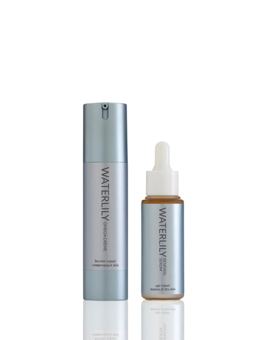 Waterlily Barrier Repair Duo | Renewal Serum & Omega Crème