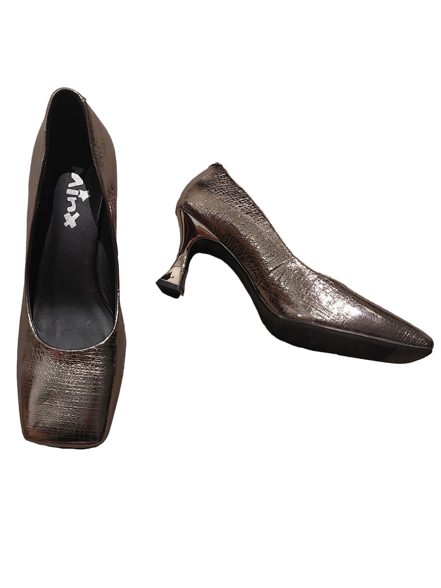 MINX gold metalic heels, size 40/9