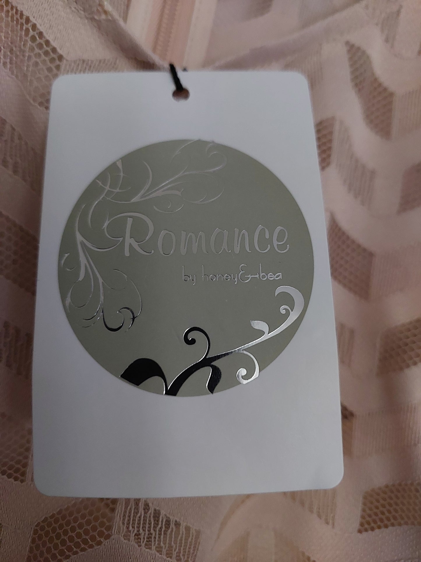 Romance beige formal dress, size 10