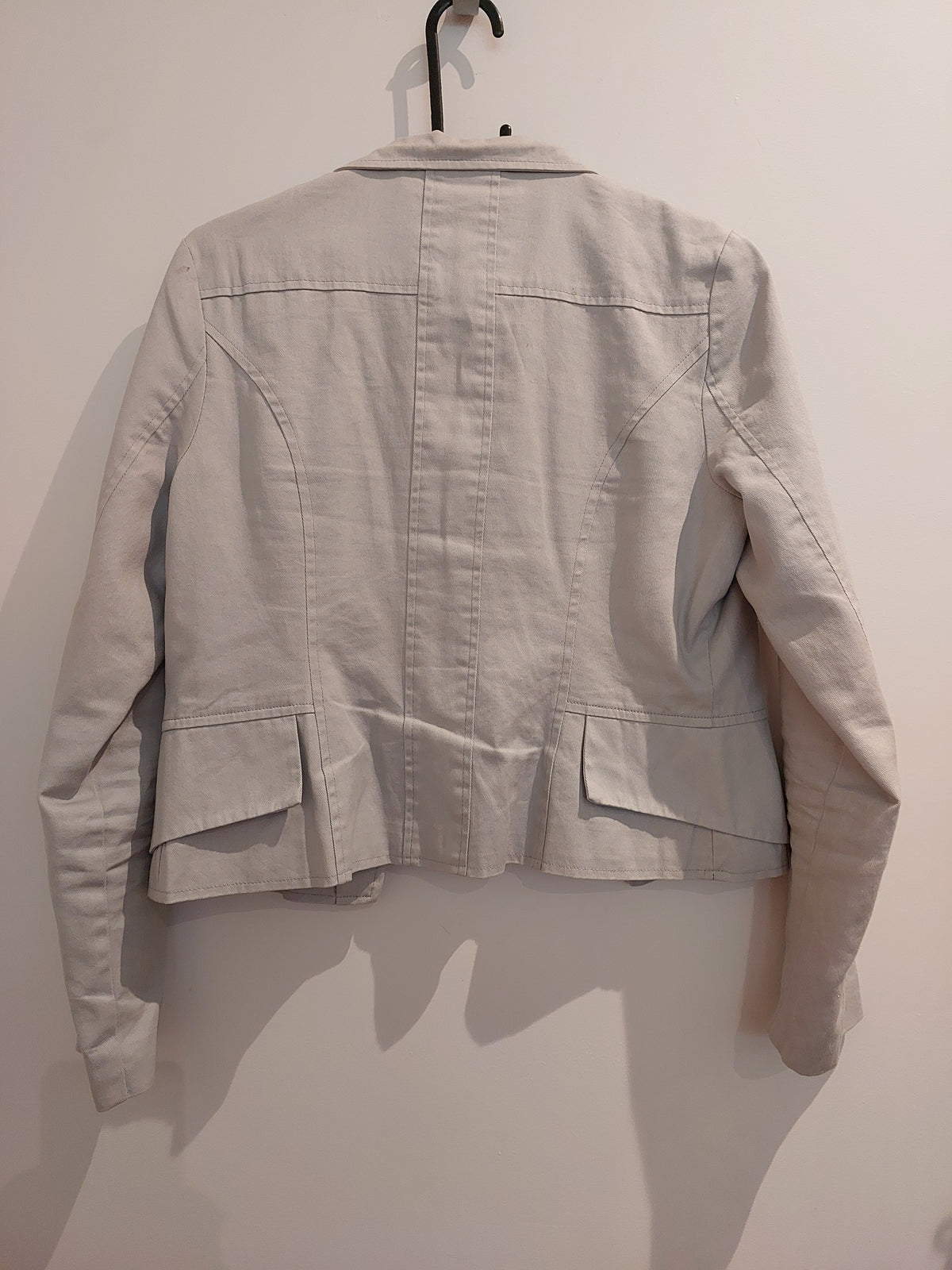 Duchess light grey cotton jacket size 10-12