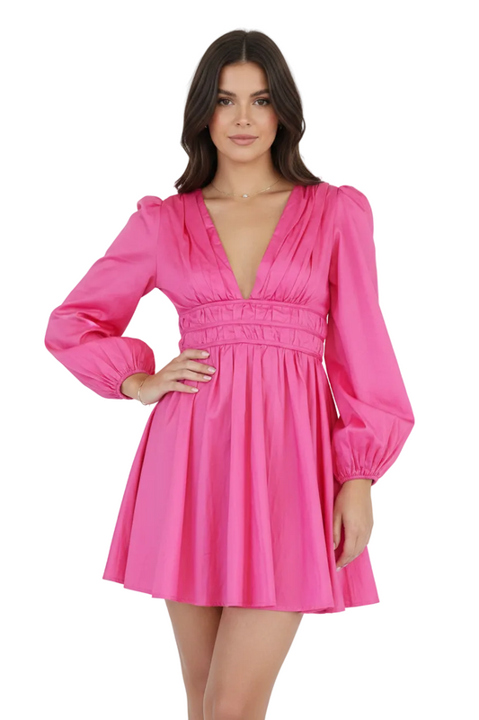 NEW Who Am I pink mini dress, size 6