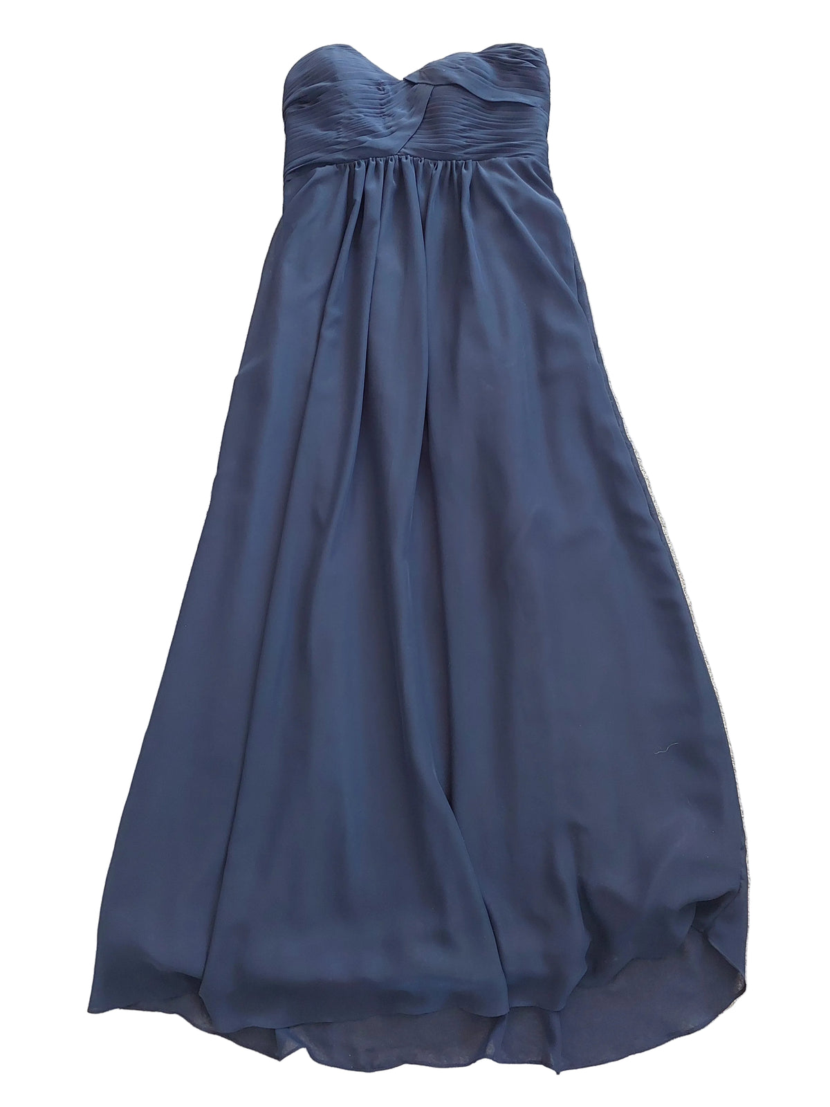 Navy blue strapless formal/ball dress, size 12
