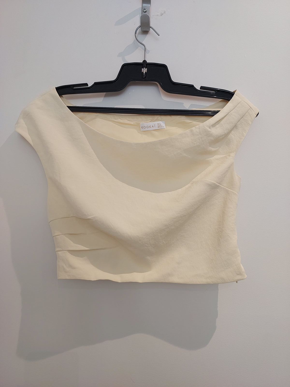 Kookai lemon crop top, size 10