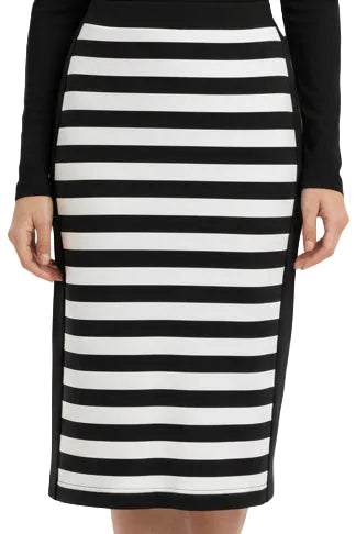 Country Road black & ivory skirt, size 8