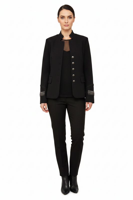 Lania The Label black jacket, size 8