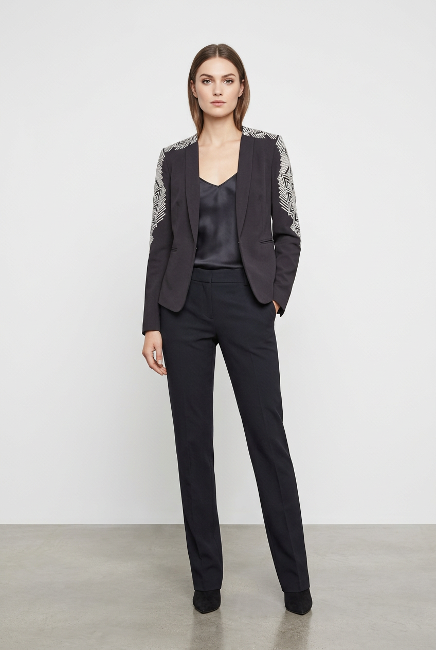 BCBGMAXAZRIA black cropped jacket, size 10