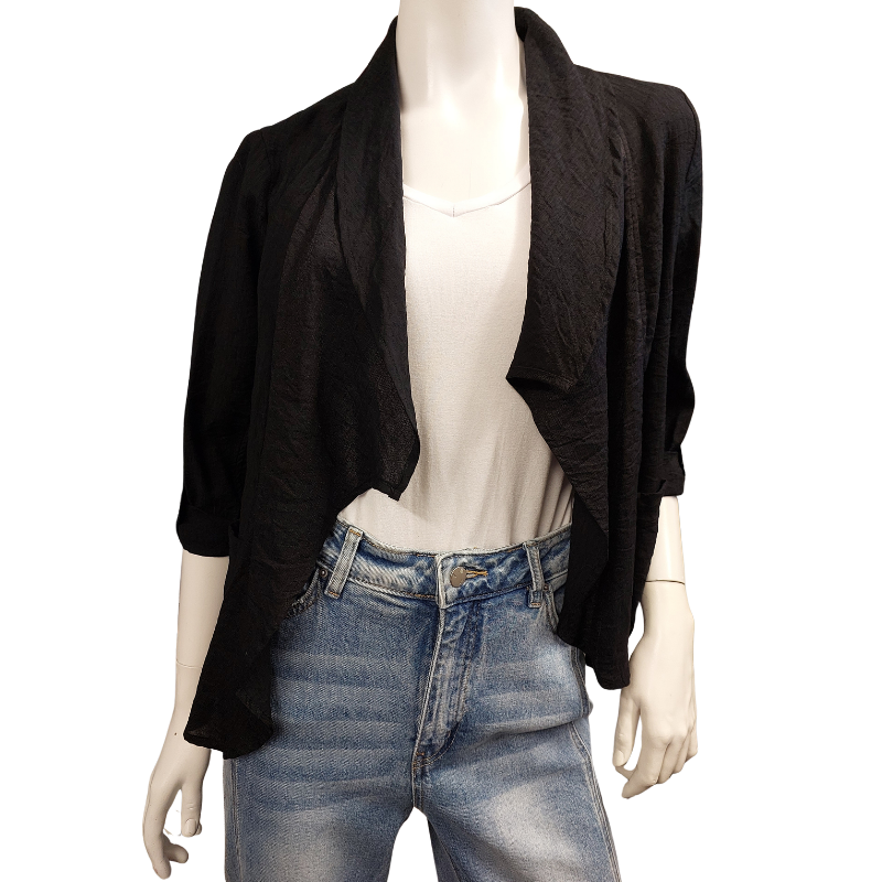 Holmes & Fallon black Summer jacket, size 8