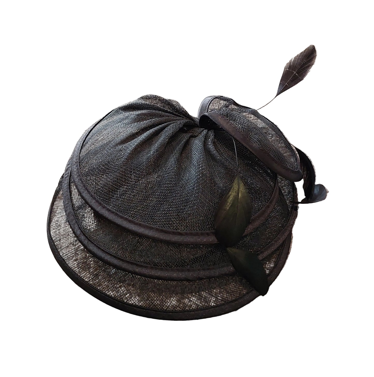 Black fascinator-HIRE