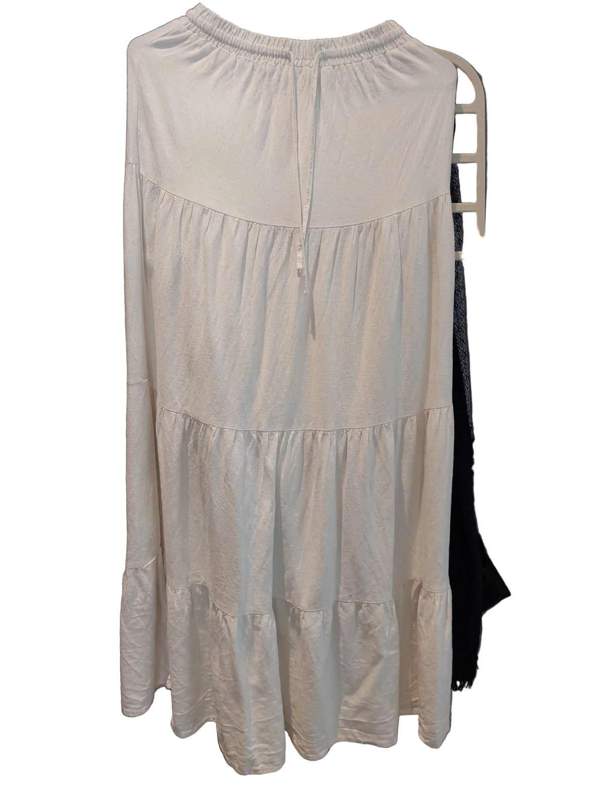 Glassons white linen maxi skirt, size 6