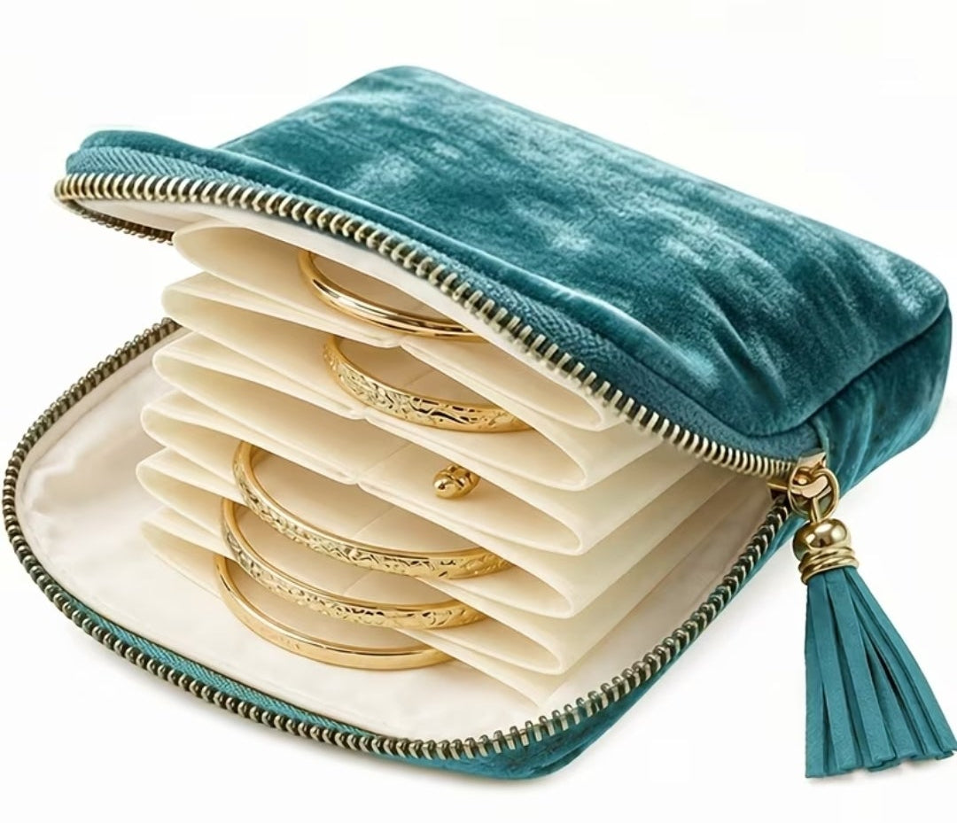 Velvet jewellery Bag, choice of colours