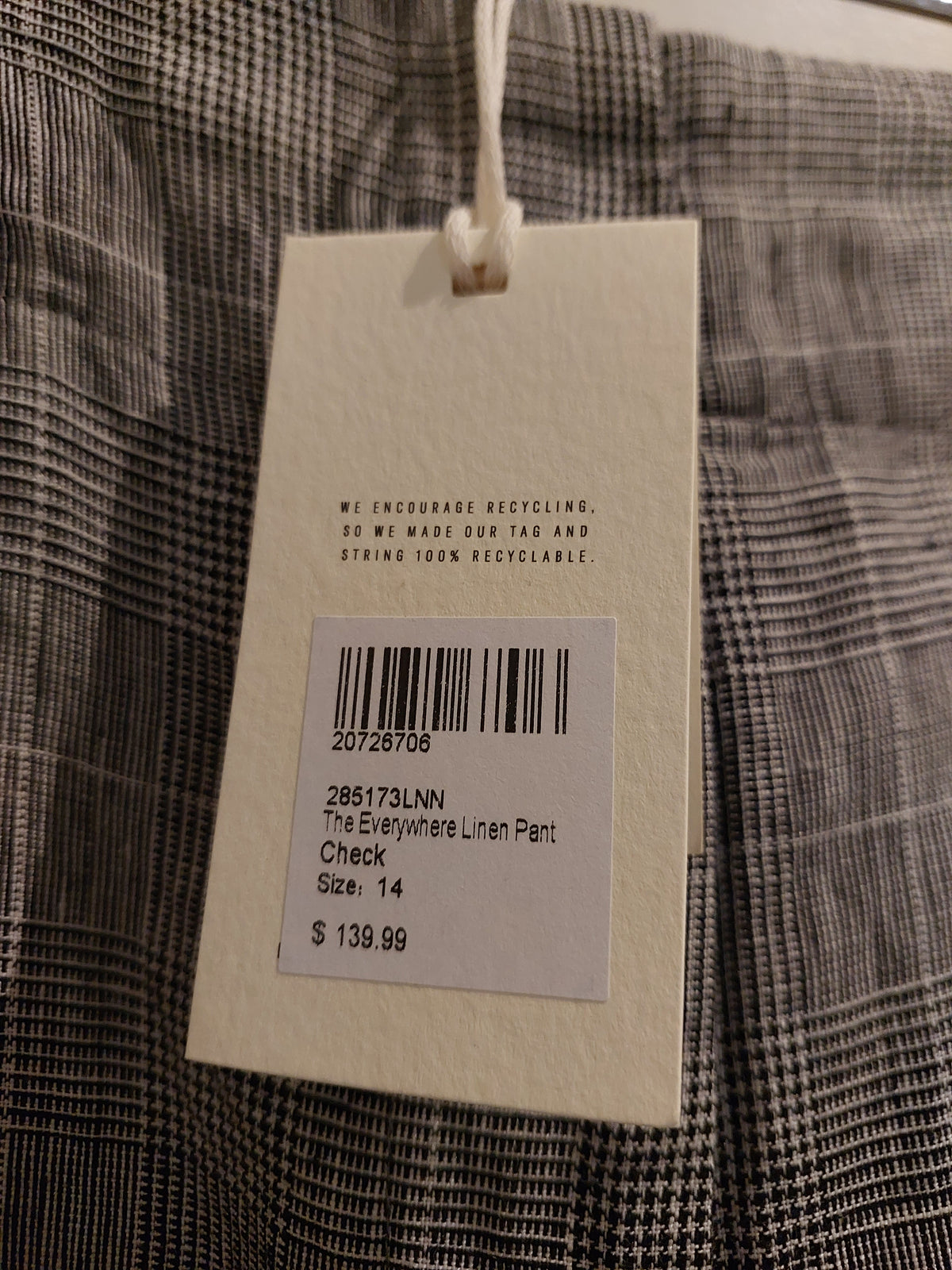 New Max grey wide leg pants, size 14, rrp $139