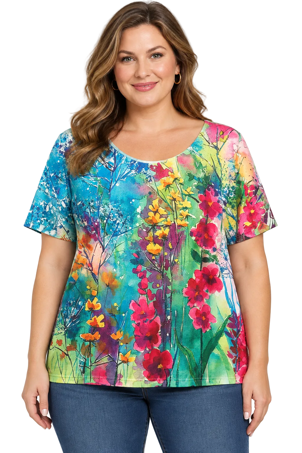 NEW floral t shirt/top, size 12