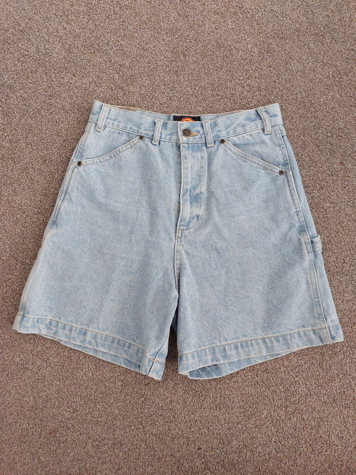 Dickies blue denim shorts, size 8