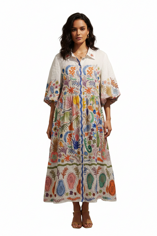 Gorman Summer linen dress, size 16