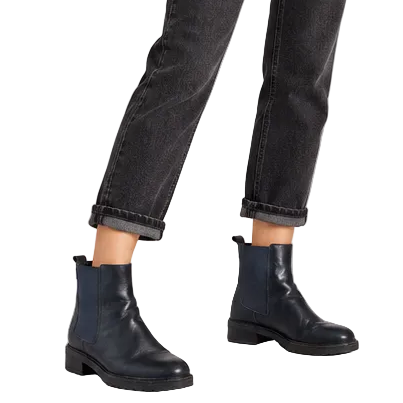 Isabella Anselmi black leather ankle boots, size 36/5