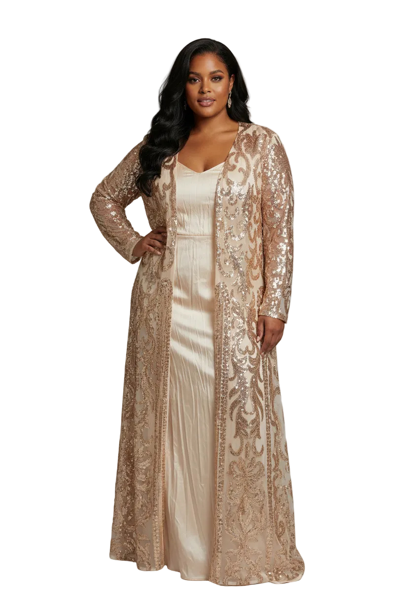 Magazine light caramel crushed petticoat, size 16