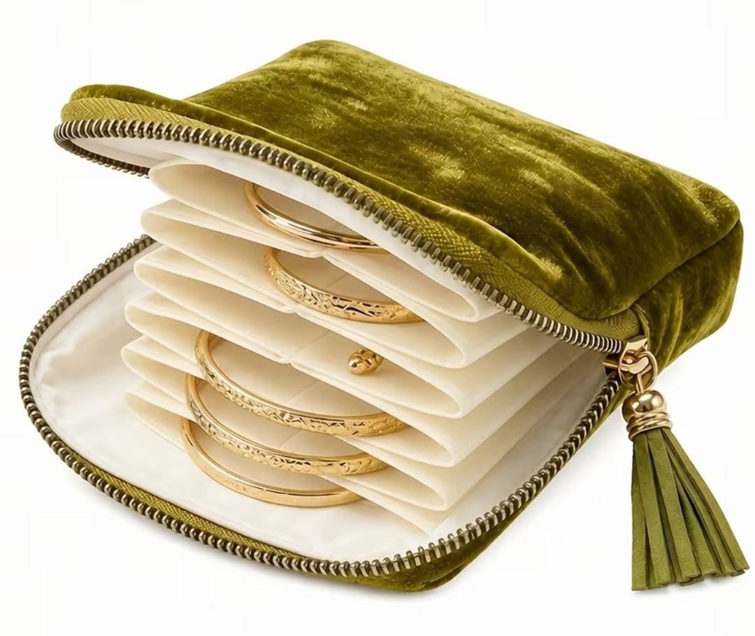 Velvet jewellery Bag, choice of colours