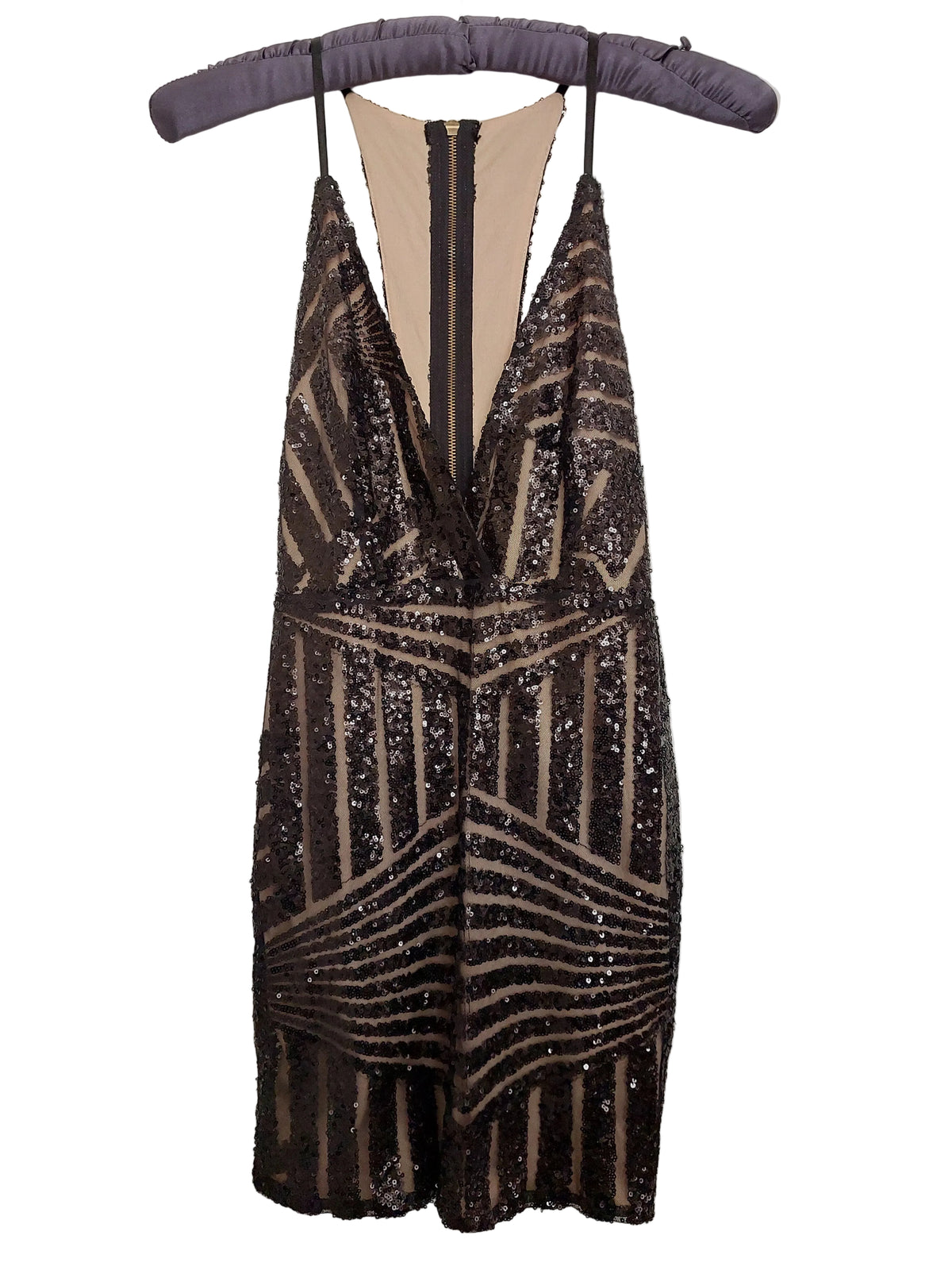 Black 1920's style Flapper/Gatsby Dress, size 6/8